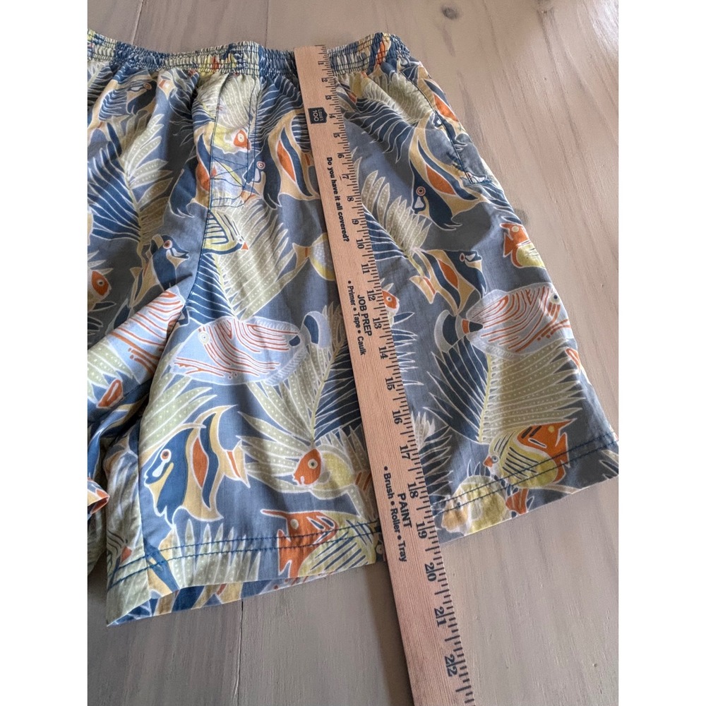 Tori Richard Mens XL Swim Trunks Blue Tropical Fish Mesh Lined Board Shorts 6in - Picture 5 of 12